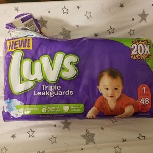 FREE Luvs Size 1 Diapers (Open Bag|None Used)